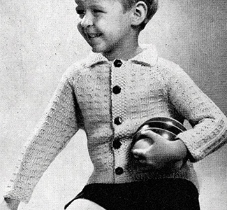 Boy's Knitted Sweater Pattern #614