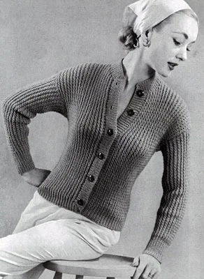 Cardigan Sweater Pattern No. 447