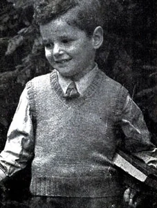 Boy's Sleeveless Sweater Pattern