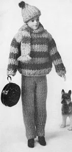 Boy's Skating Outfit Pattern #775