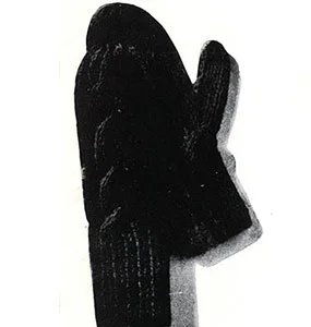 Braided Cable Mittens Pattern #5613