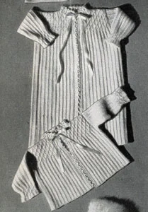 Long and Short Baby Sacque Pattern