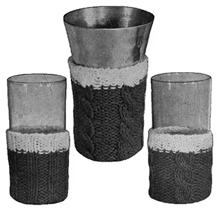 Knitted Glass Jackets Pattern