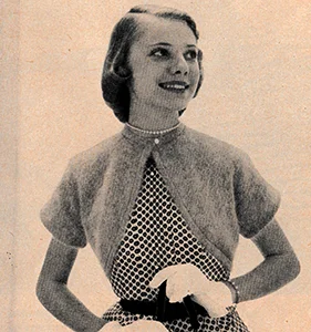 Angora Bolero Pattern