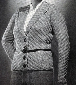 Marlborough Cardigan Pattern #1122
