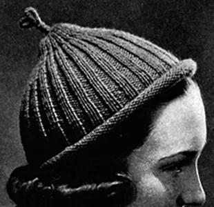 Ribbed Calot Pattern #2272