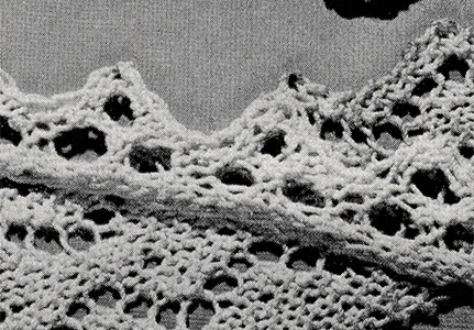 Knitted Edging Pattern #8378