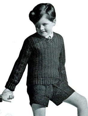 Boy's Sweater Pattern #1535