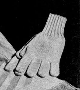 Man's Knitted Glove Pattern #2126