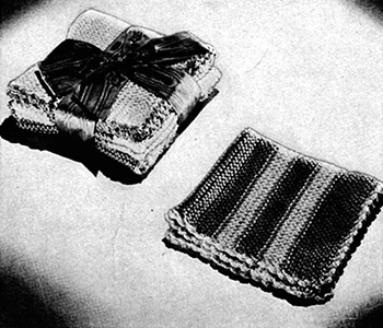Knitted Face Cloths Pattern #4817