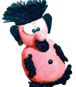 Rudolph Clown Doll