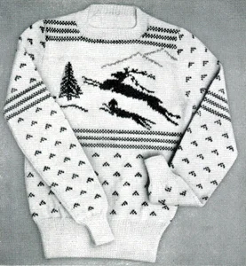 Man's Sweater Pattern #32 | Size 44