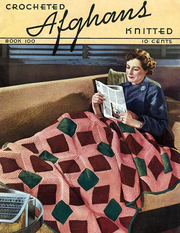 Afghans | Book No. 100 | The Spool Cotton Company