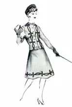 Flared Skirt Pattern #736-31