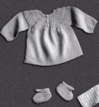 Baby Sacque and Shoes Pattern