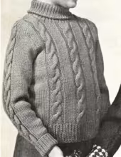 Boy's Cable Pullover Pattern