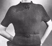 Rib Stitch Sweater Pattern #44