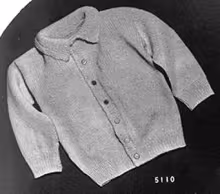 Wee Willie Winkie Cardigan Pattern #5110