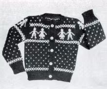 Child's Cardigan Pattern #38 | Size 3 to 4
